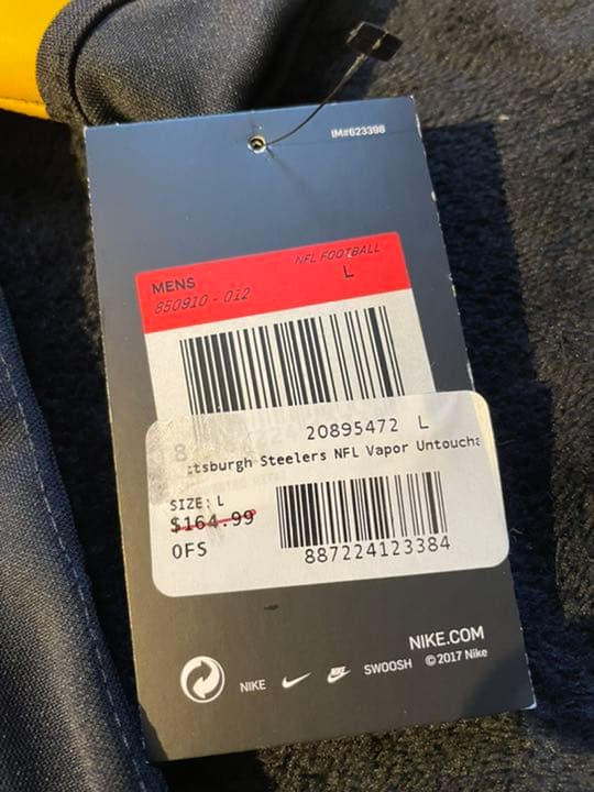 NFL スティーラーズ　レプリカユニフォーム　アントニオ　ブラウン