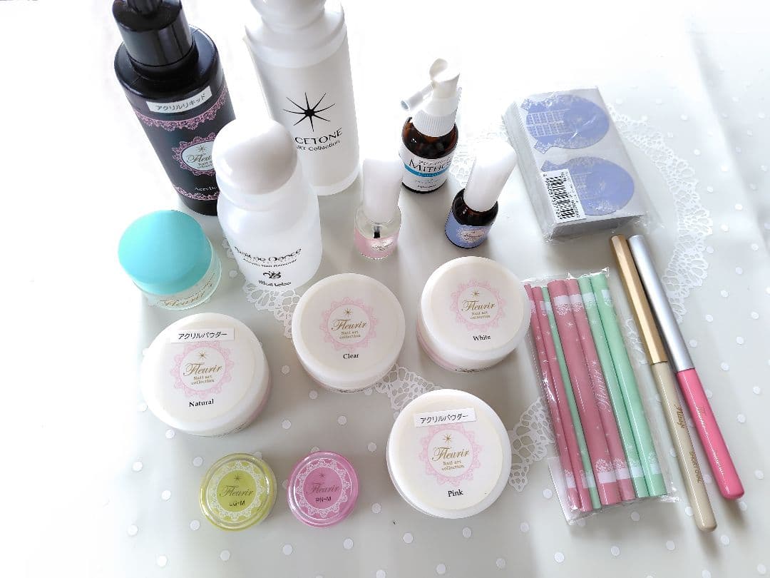 ネイリスト検定1級　フルーリア　アクリルセット
