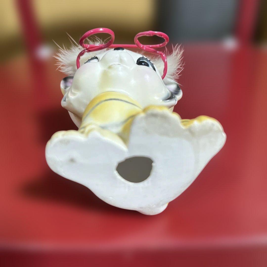 猫 ネコ 陶器 昭和レトロ 置物