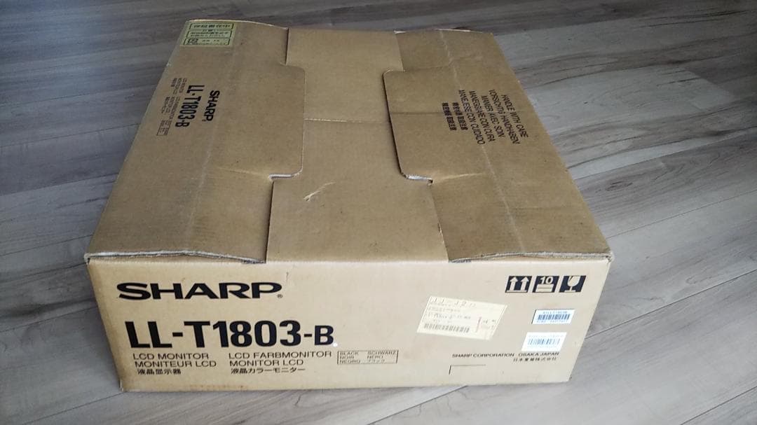 シャープ液晶カラーモニター LL-T1803/B(ブラック)