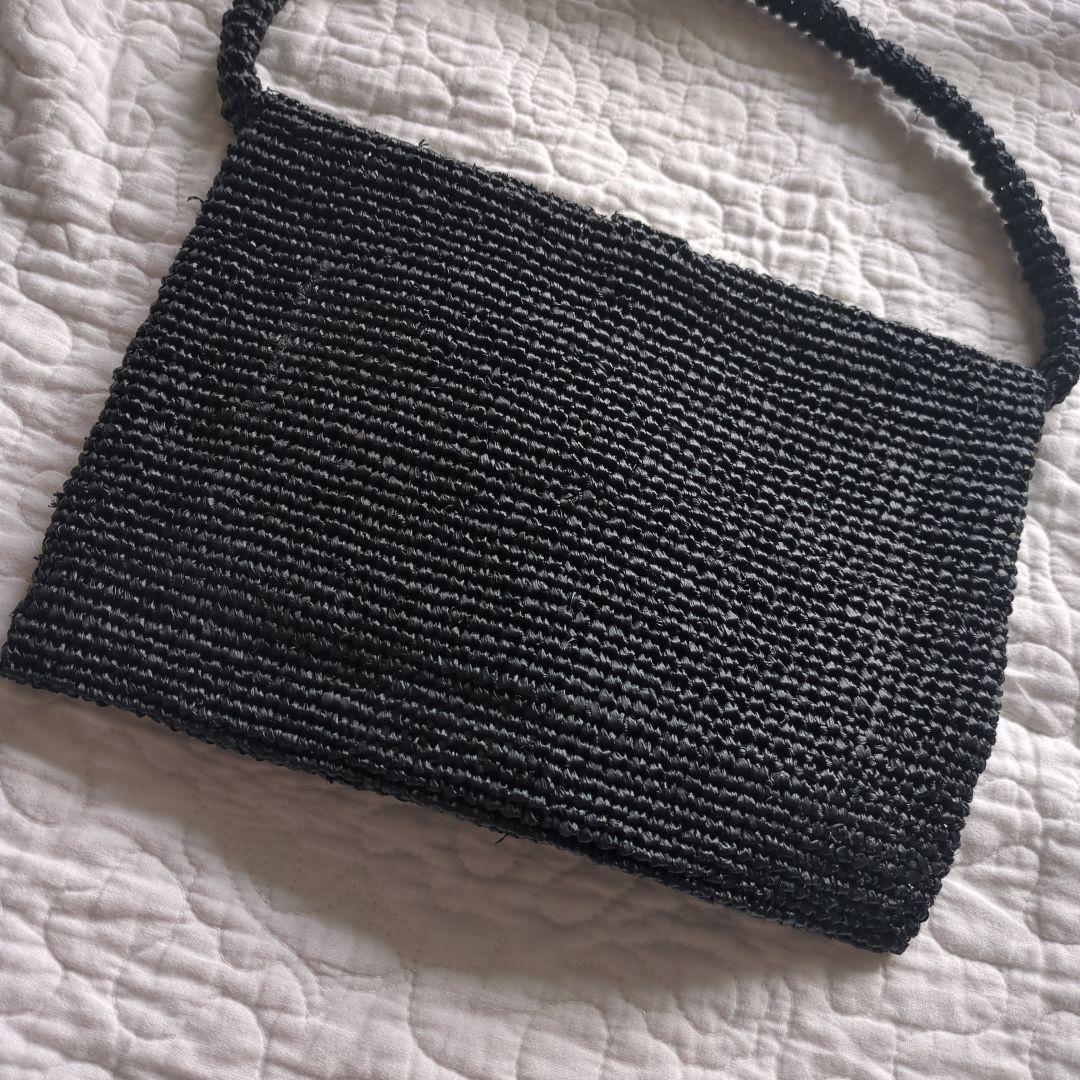 ヘレンカミンスキー　ラフィア　ポシェット　バック　ハグオーワー