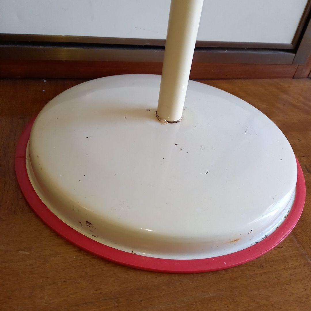 70’s スペースエイジ　ポールハンガー　昭和レトロ　貯金箱付き　当時物