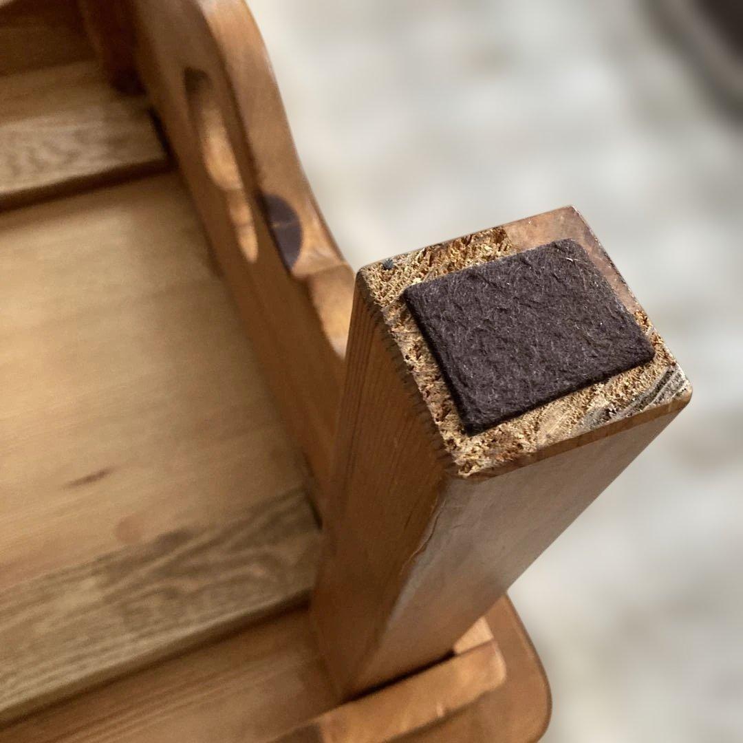 アメリカンカントリー調　パイン材　　折りたたみ式テーブル