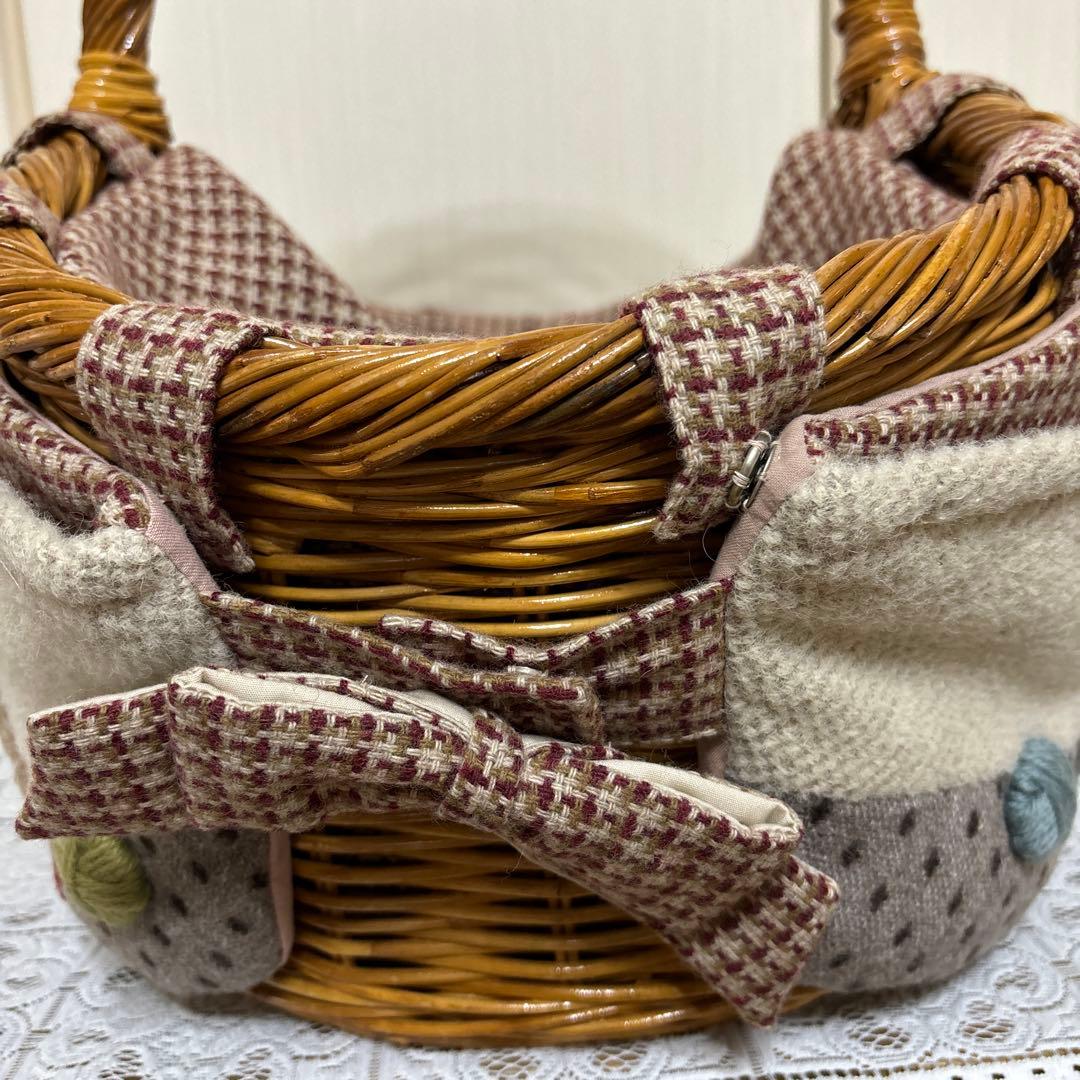 マニー　コラージュ　テリアバスケット（毛糸）