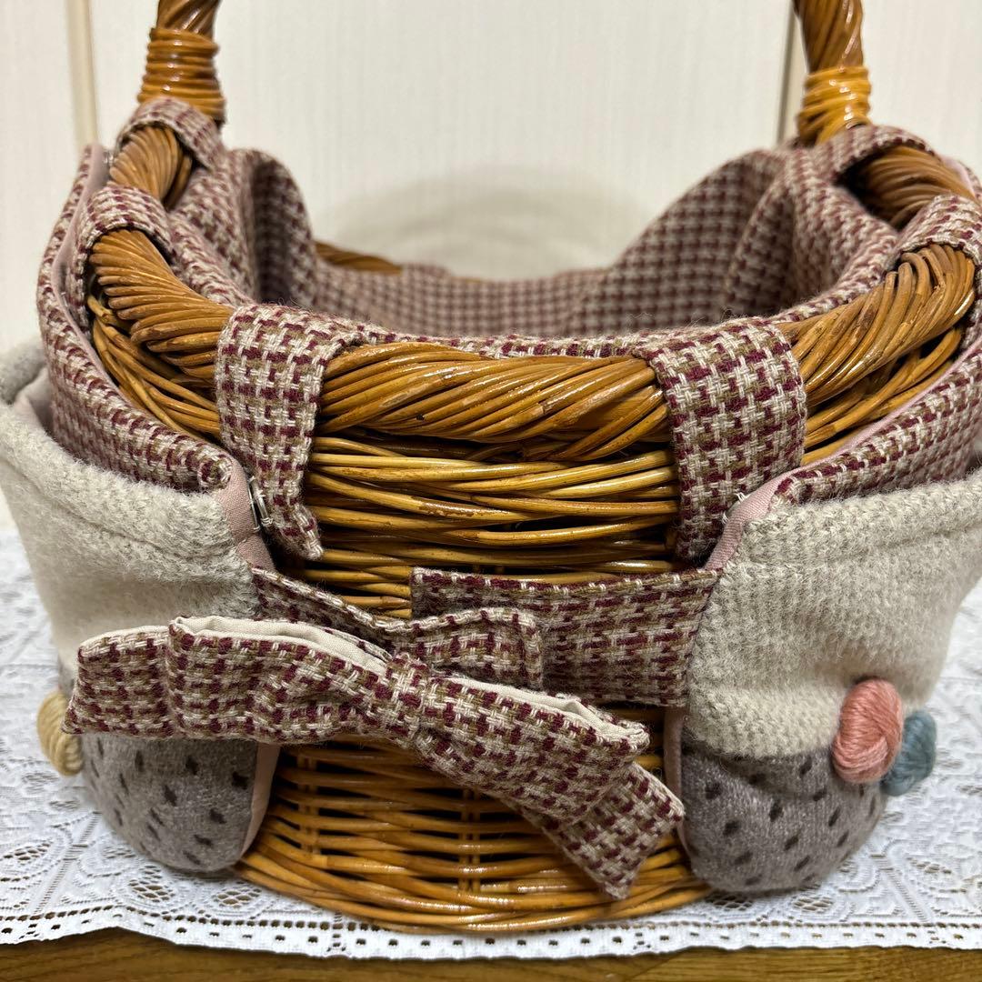 マニー　コラージュ　テリアバスケット（毛糸）