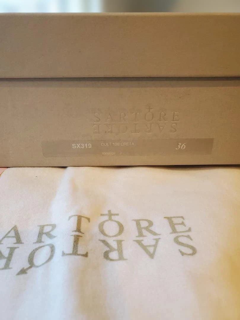 ブラウンレザー ミドルカットワークブーツ