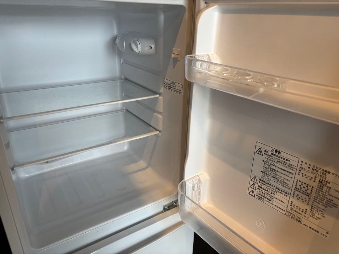 ホワイト 冷蔵庫 NTR-106 2020年製