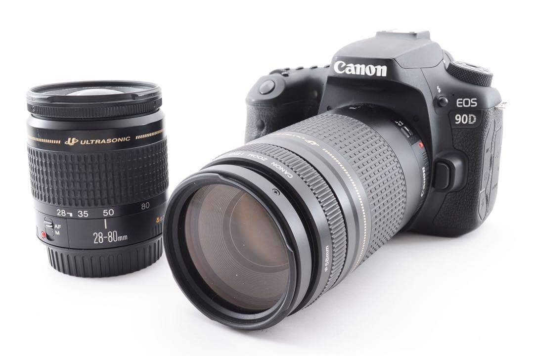 動作品/3250万画素/Canon EOS 90D標準&望遠ダブルレンズセット