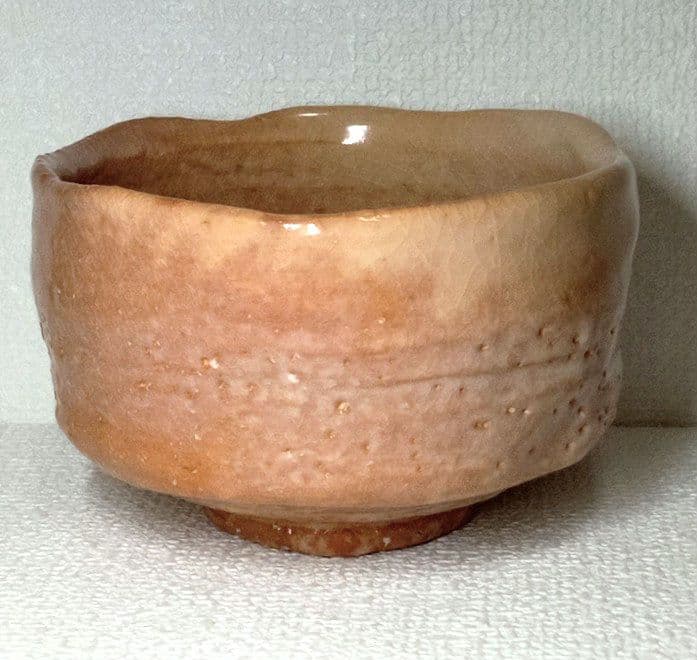 萩焼人間国宝11代三輪休雪(壽雪) 萩茶碗　萩焼茶碗