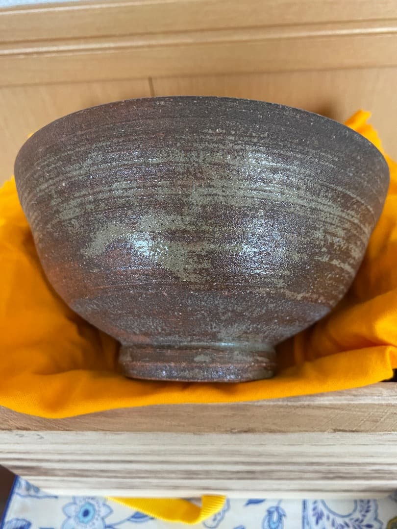 ¥50,000からお値下げ　 聞慶窯　千漢鳳作（人間国宝）　斗々屋茶碗