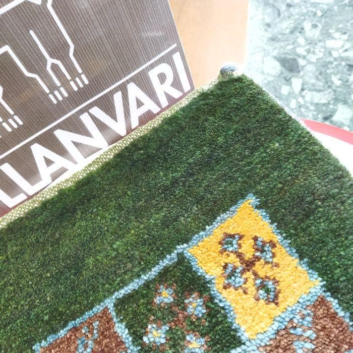 値下げ可能ミニギャベ●30×35㎝●手織●本物●新品未使用 遊牧民が紡ぐギャッベ