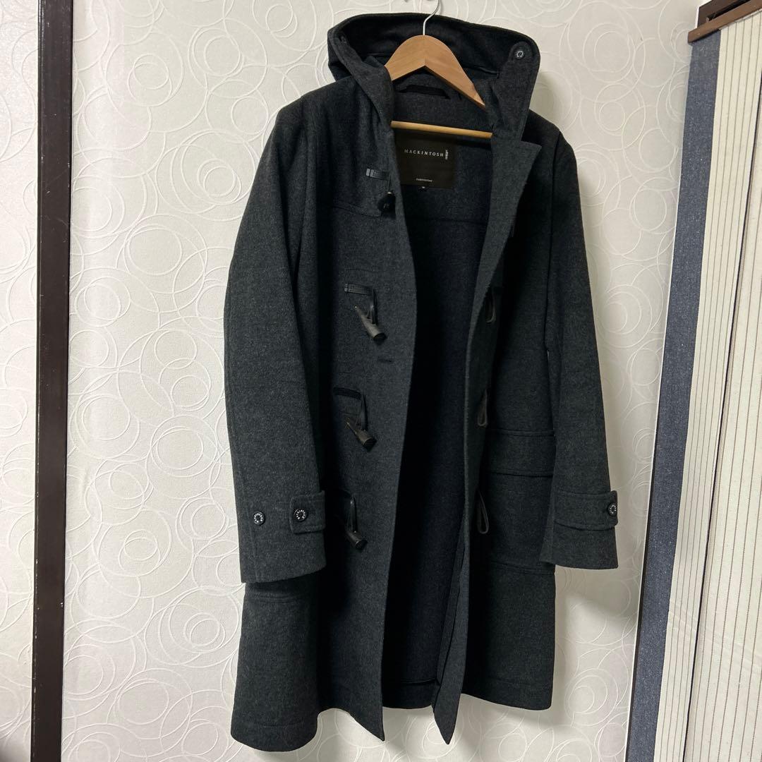 ★★マッキントッシュ／カシミア混ダッフルコート　ダークグレー S〜Mサイズ★★