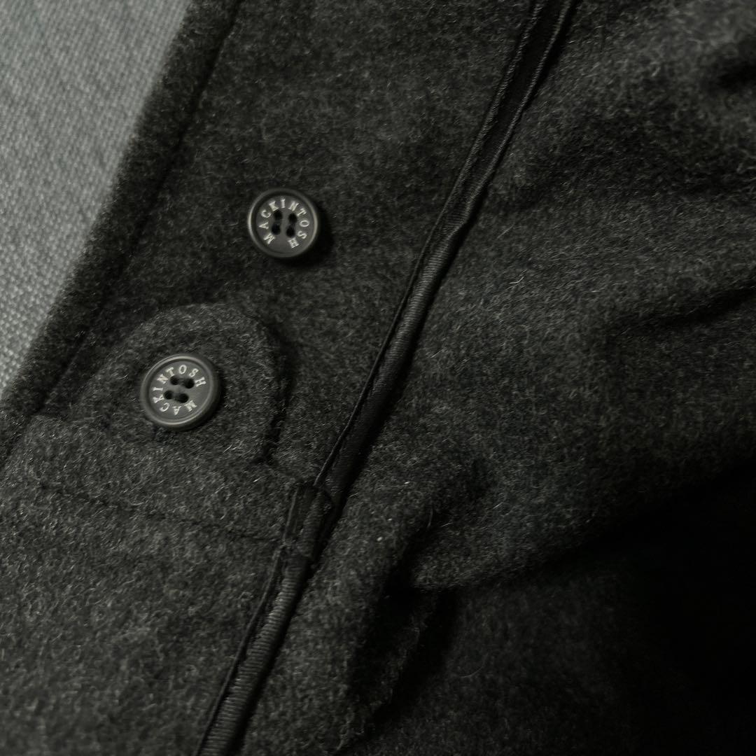 ★★マッキントッシュ／カシミア混ダッフルコート　ダークグレー S〜Mサイズ★★