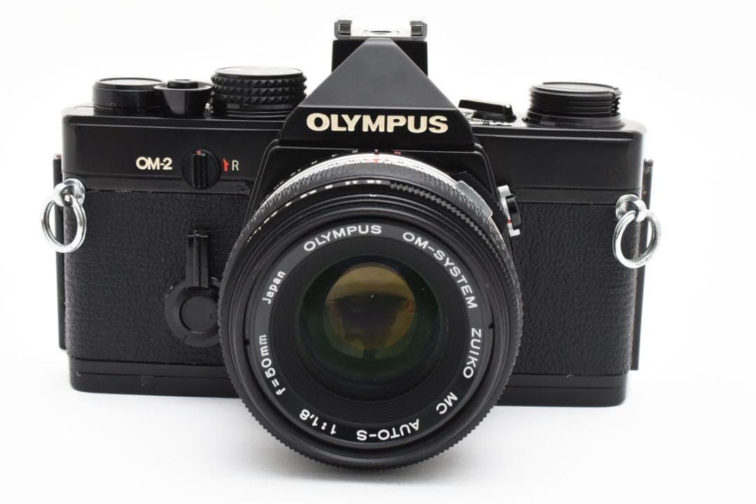 フィルムカメラ Olympus OM-2 Black + F.ZUIKO 50mm F/1.8