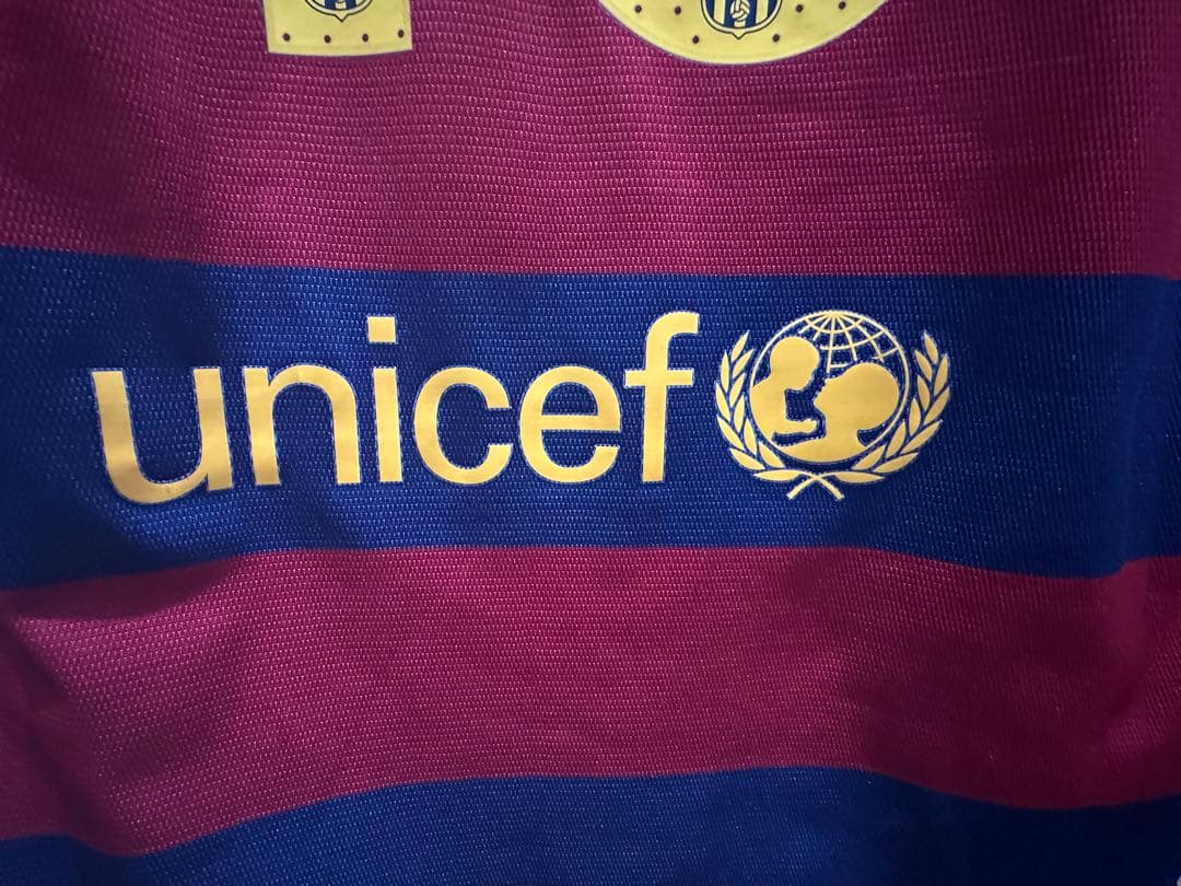 【メッシ#10】 バルセロナ ユニフォーム 選手仕様 15/16 Sサイズ