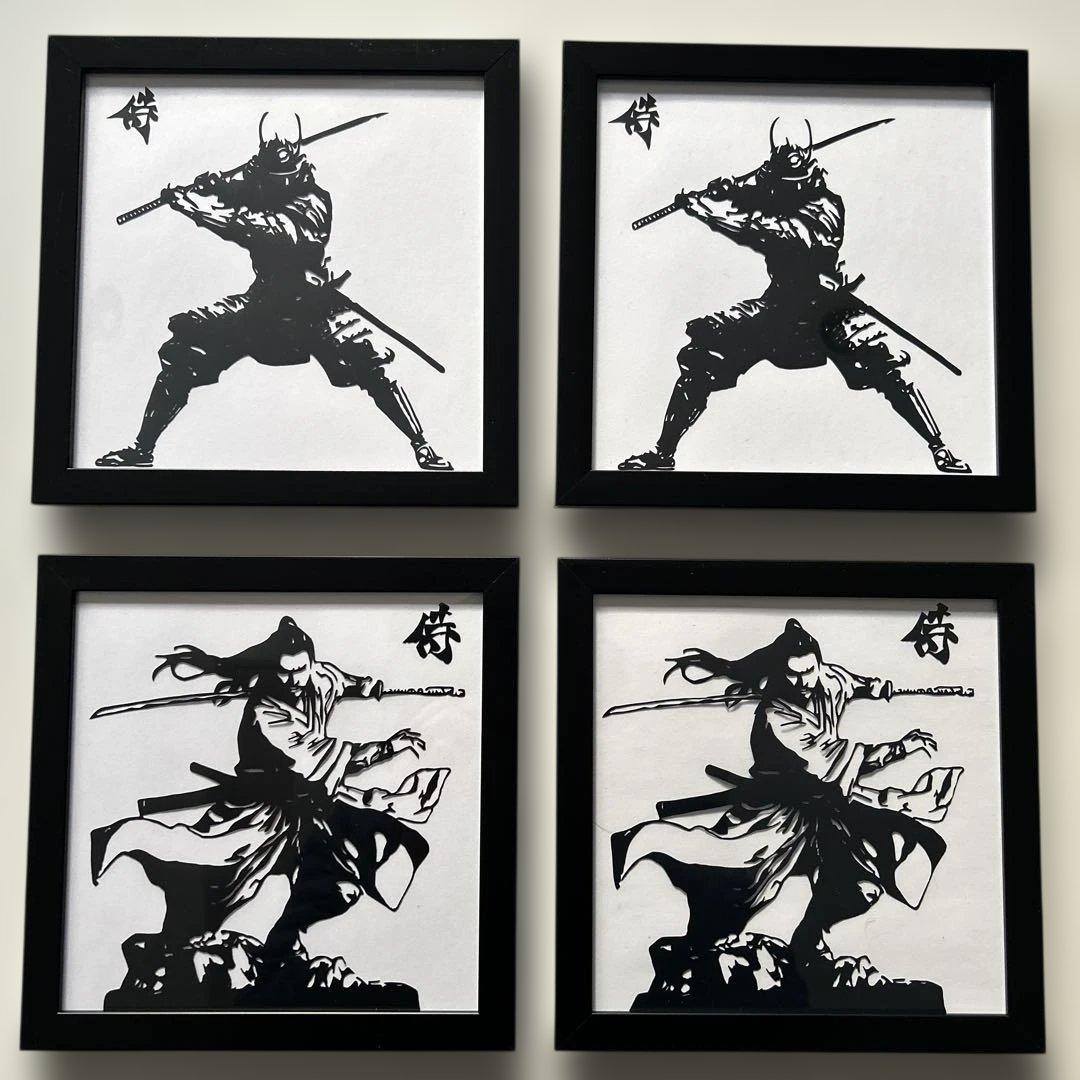 切り絵（フレーム付き)