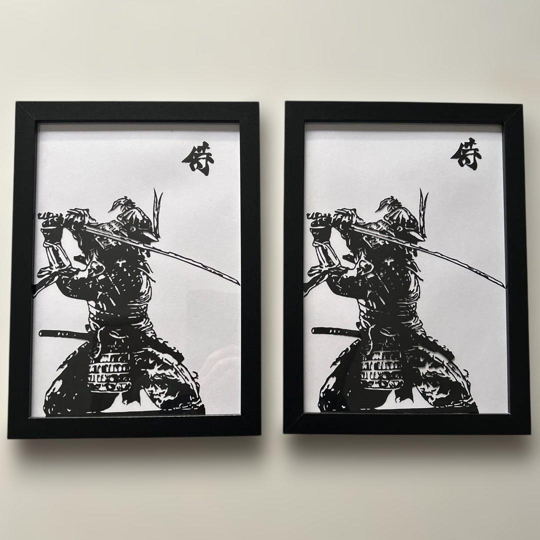 切り絵（フレーム付き)