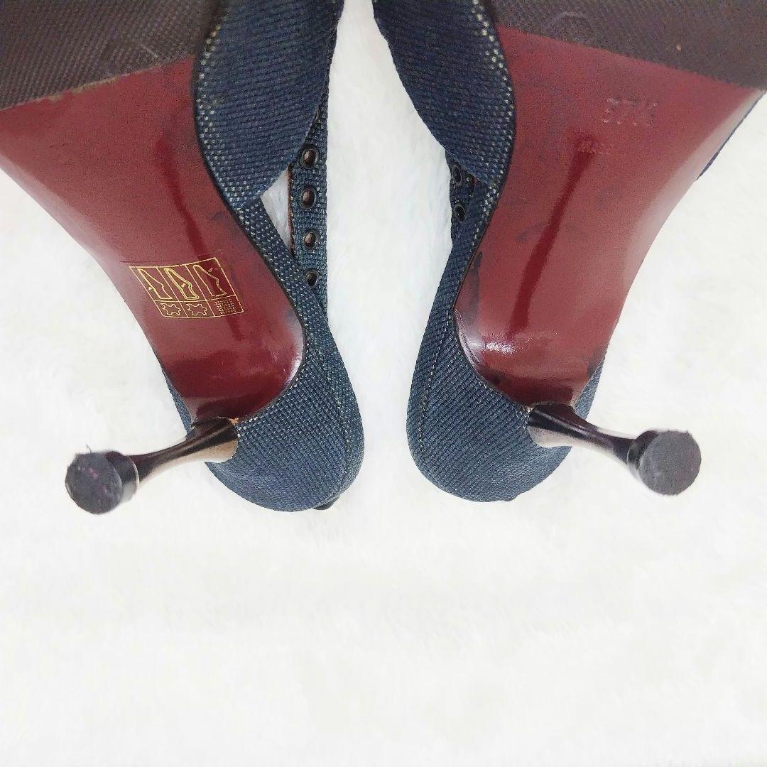 シャネル CHANEL サンダル ミュール デニム