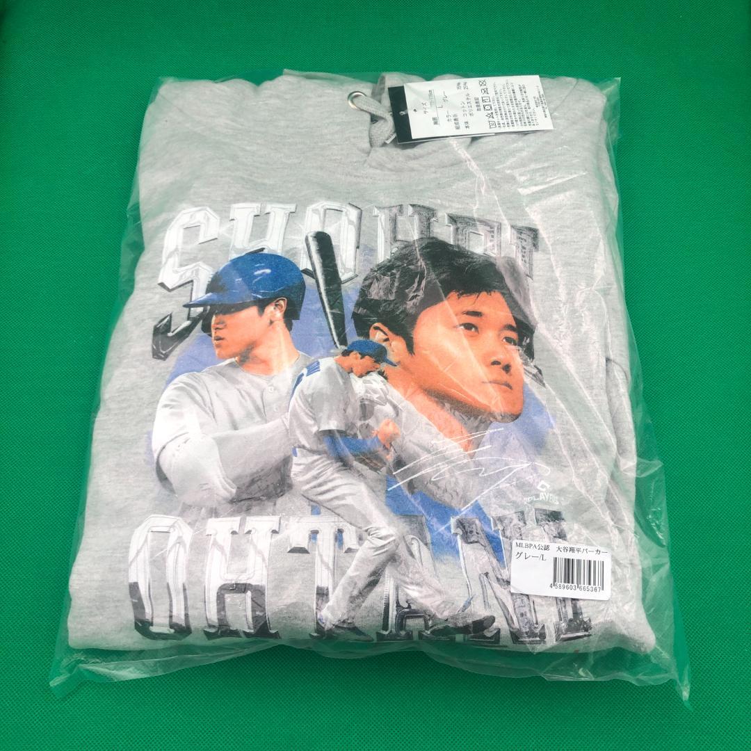 大谷翔平　グラフィックパーカー　二刀流　L【新品】野球　大リーグ　メジャーリーグ