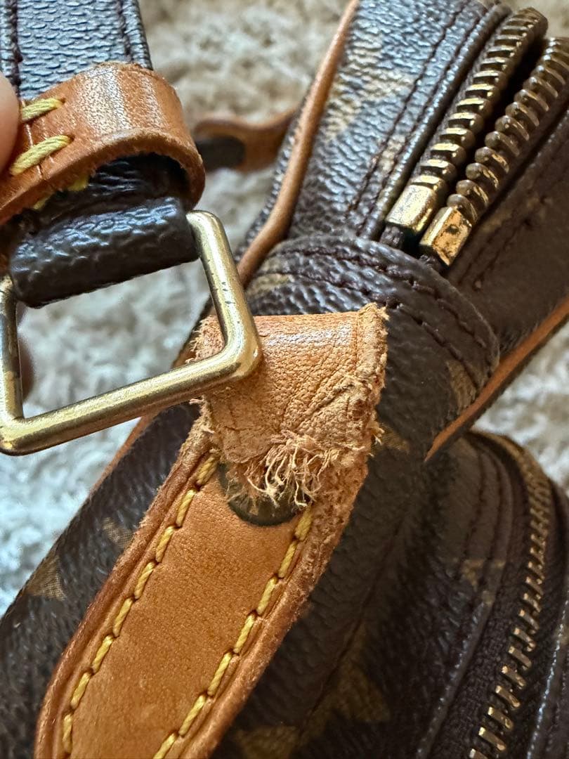 【リペア前提】ルイヴィトン アマゾン モノグラム ショルダーバッグ
