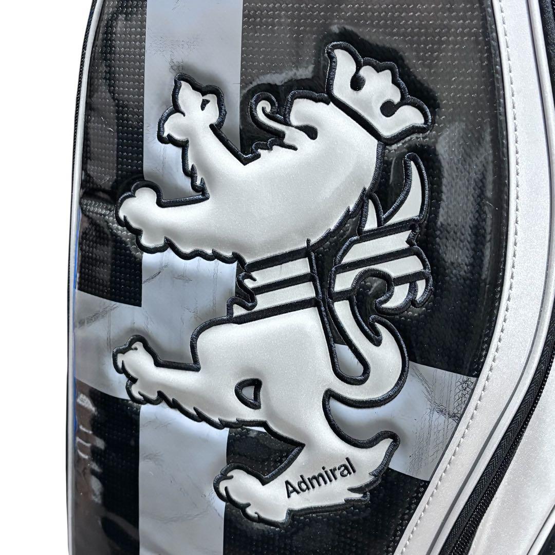 Admiral アドミラル キャディバッグ 9.5型 ブラック×シルバー