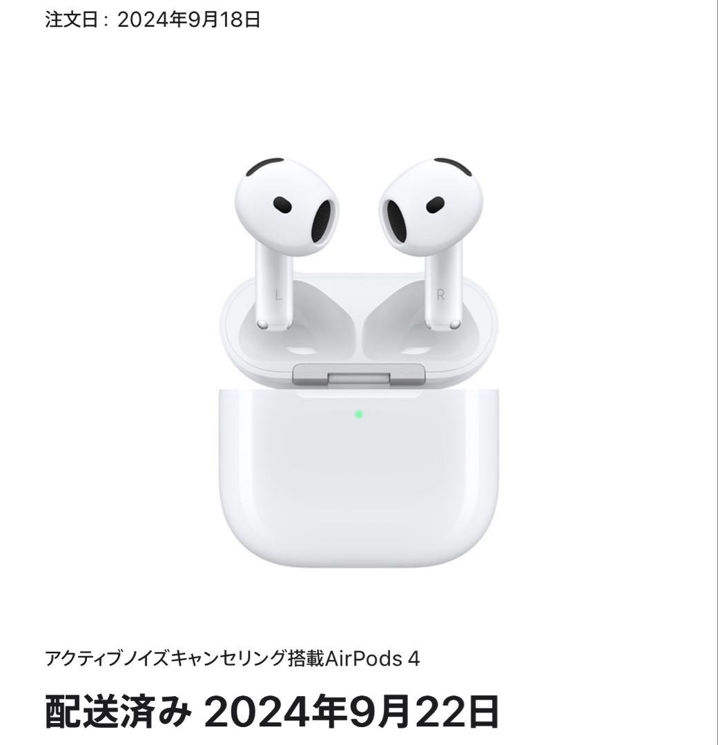 【骨骨子】Apple AirPods4 本体&充電ケース&純正箱
