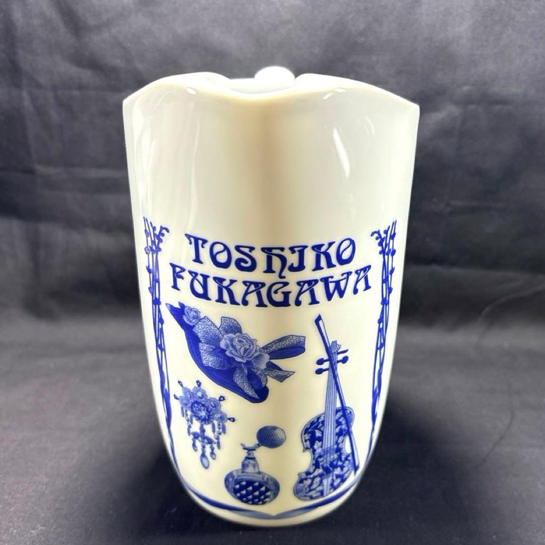 深川製磁 敏子 メモリアル 生誕100年 ブルーチャイナ　ピッチャー 皿 豆皿