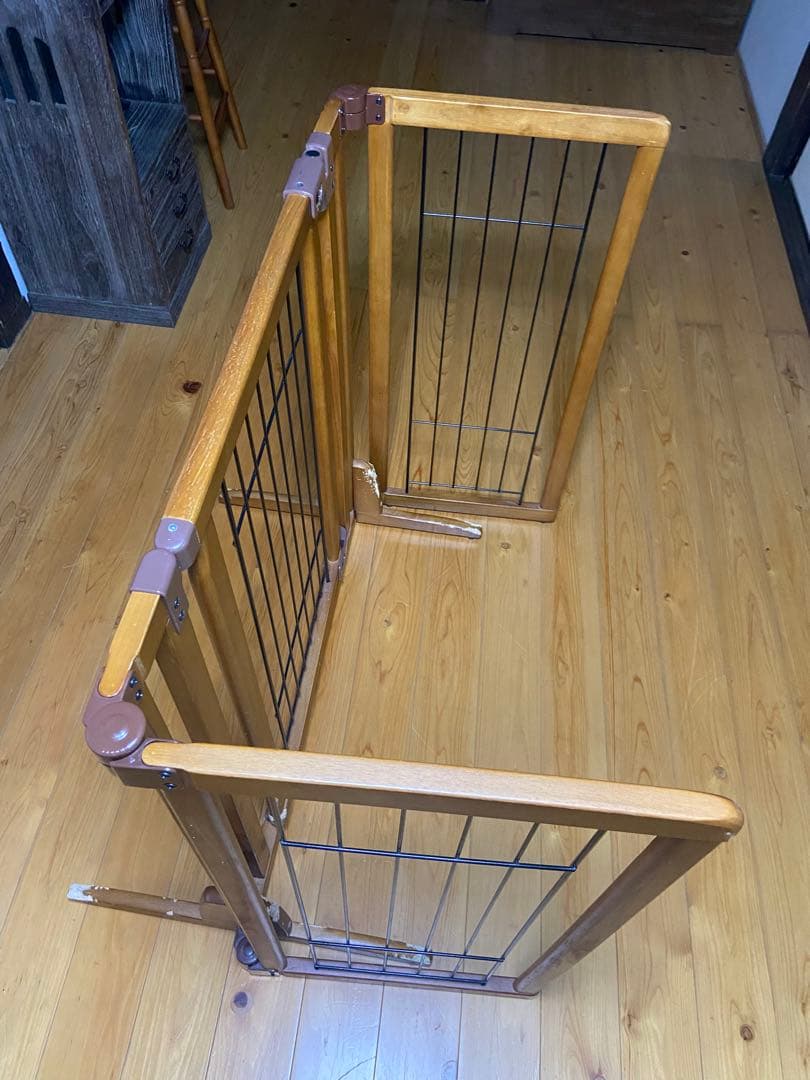 リッチェル　木製おくだけドア付きペットケージHレギュラーブラウン