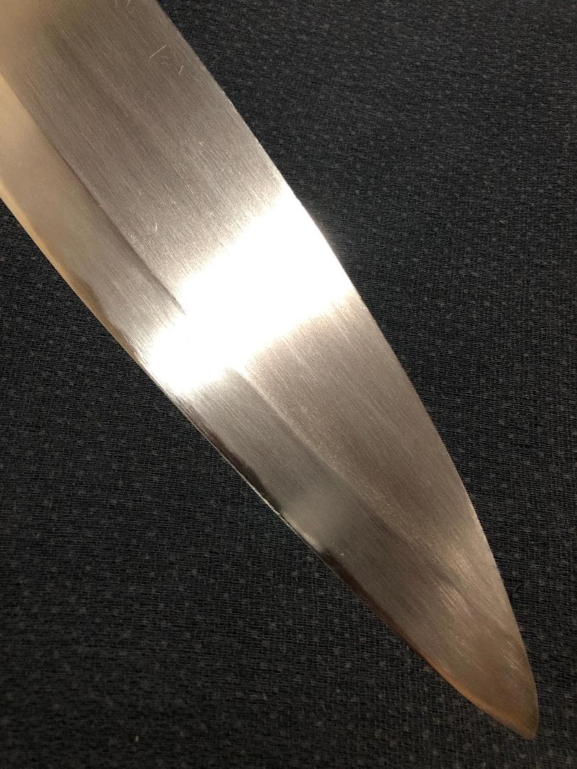 【研ぎ済み】最高級　青鋼・水牛口　正豊　薄出刃包丁　和包丁　ナイフ　料理　釣り