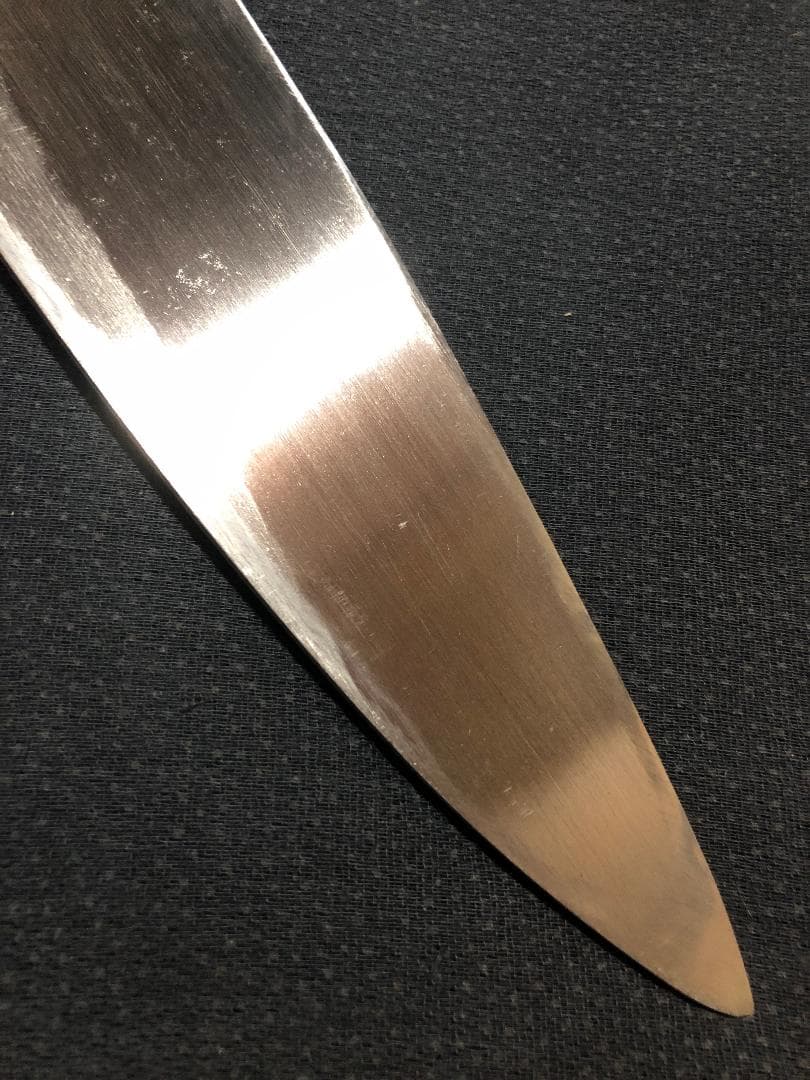 【研ぎ済み】最高級　青鋼・水牛口　正豊　薄出刃包丁　和包丁　ナイフ　料理　釣り
