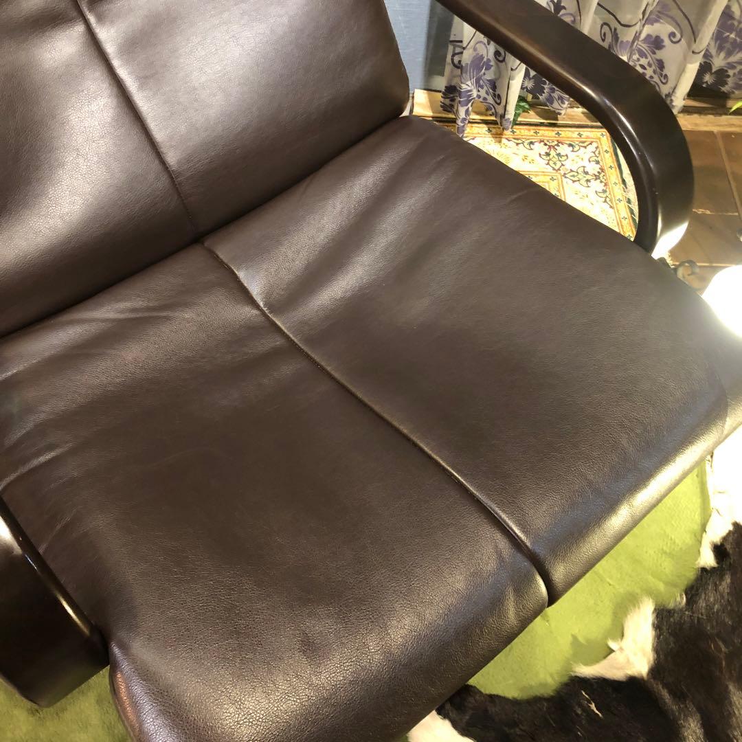 Sale 美品　富士ファニチャー　アジオ　DBR ハイバック　曲げ木ソファ