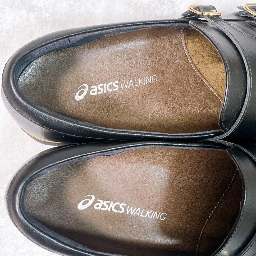 ☆美品☆【アシックスウォーキング】 ローファー (24) ダブルモンク　GEL