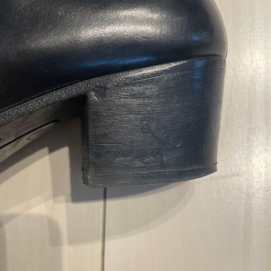 Dior homme ブラックレザー ヒールブーツ 41