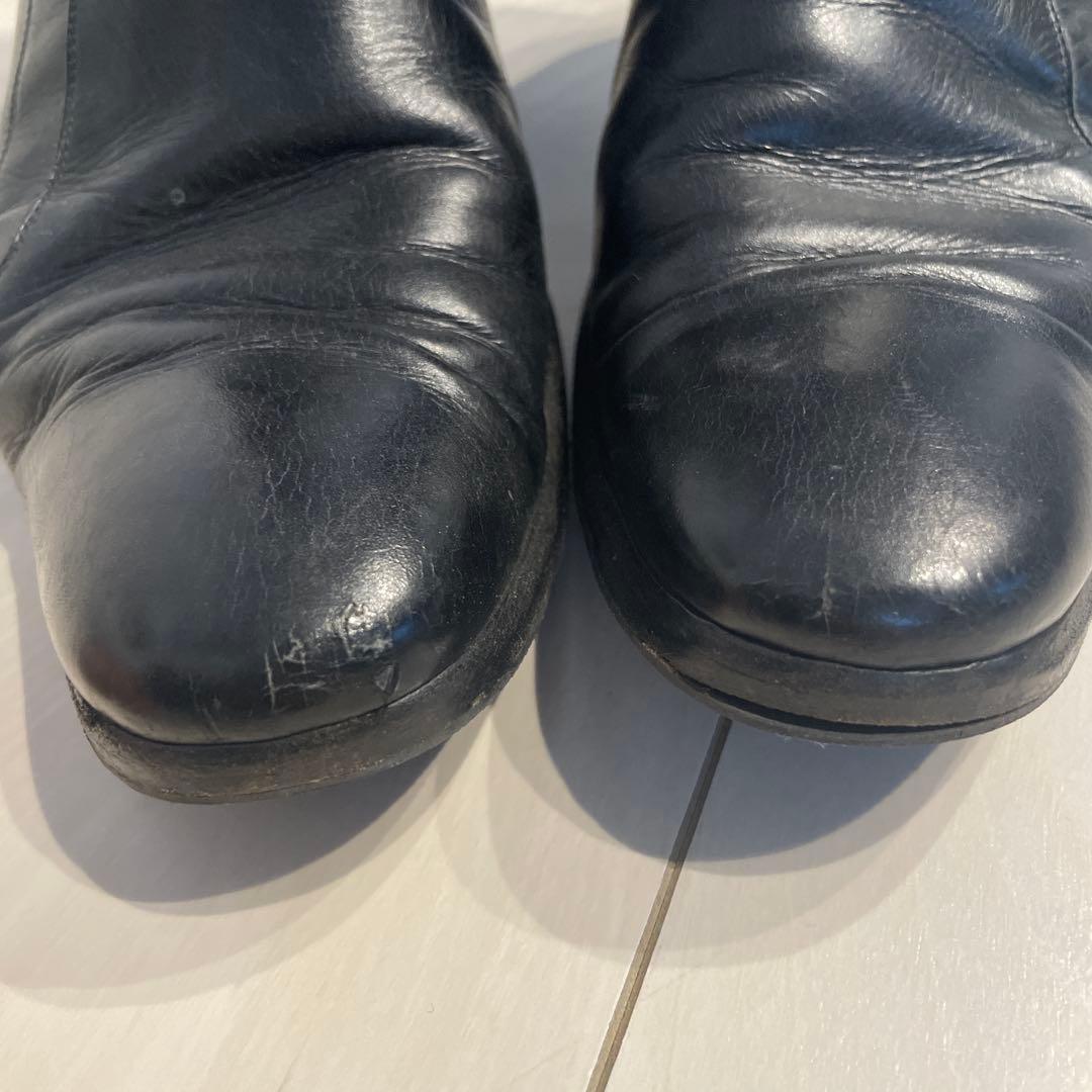 Dior homme ブラックレザー ヒールブーツ 41