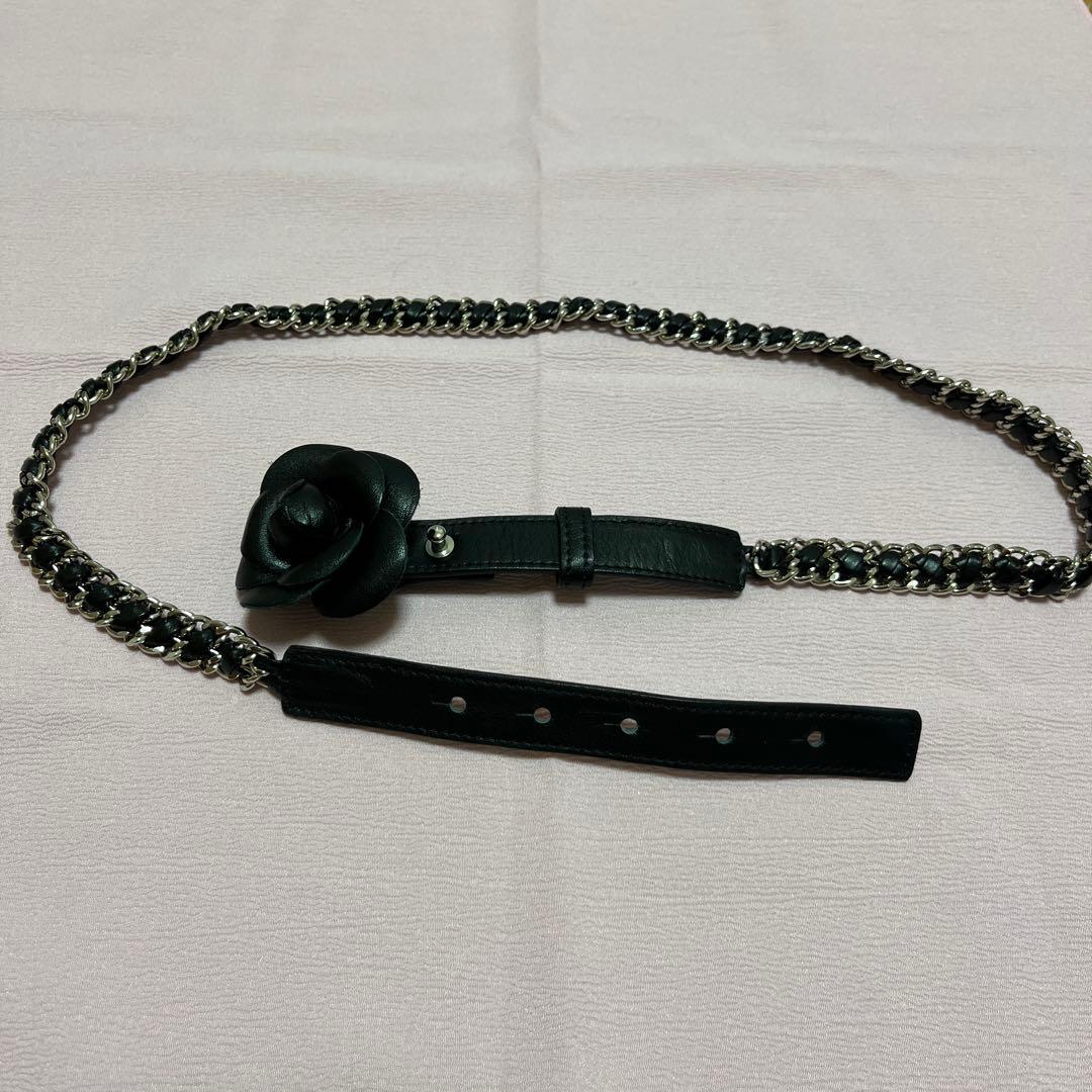 インゲボルグ カメリアレザーチェーンベルト