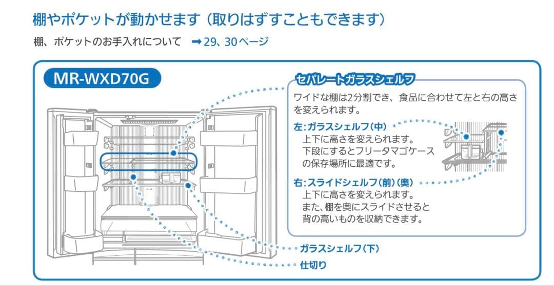 【送料込 】保証有2023年製 三菱 MITSUBISHI MR-WXD70G