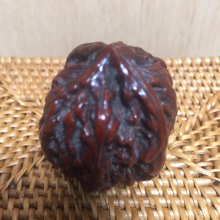 中国骨董 桃核　大型