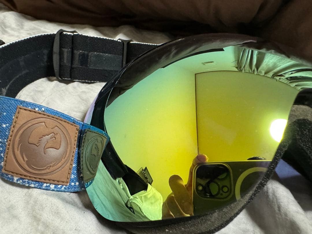 DRAGON X1 GOLDレンズ　スペアレンズ付き