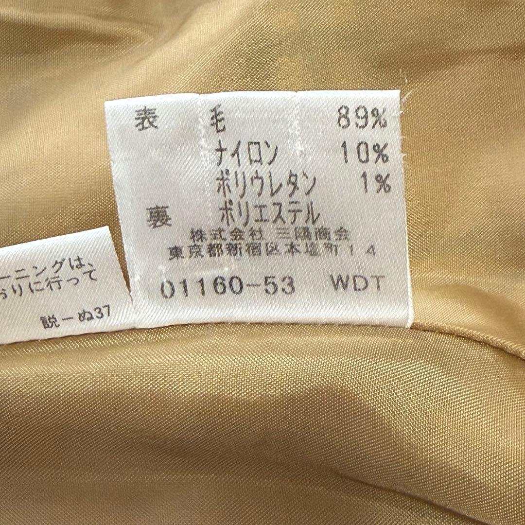 バーバリーブルーレーベル ノバチェック シャツワンピース 40 ウール混 L相当