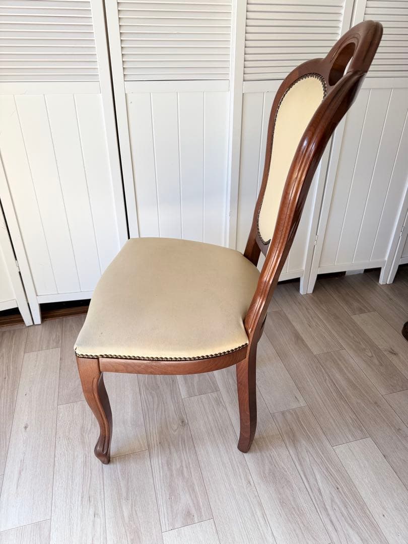 ④サルタレッリ ダイニングチェア 猫脚チェア 1脚　(4脚同時販売)