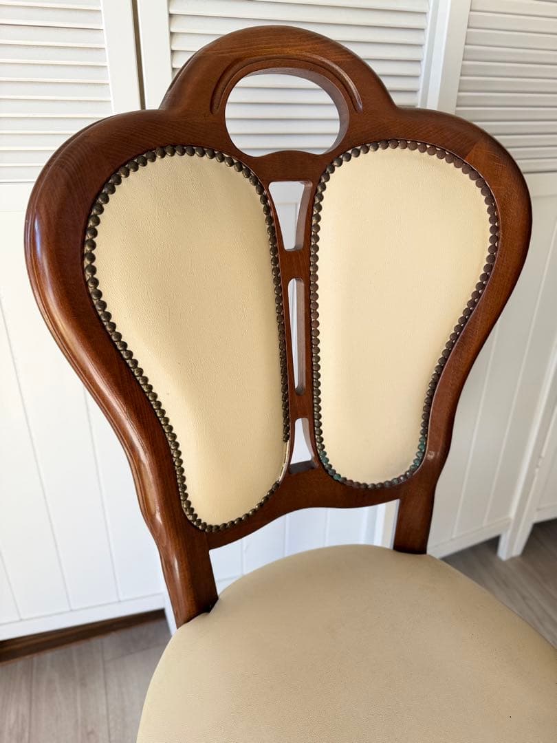 ④サルタレッリ ダイニングチェア 猫脚チェア 1脚　(4脚同時販売)