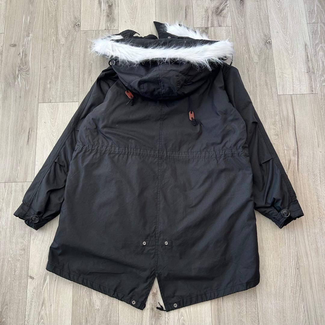 YMCLKY M65 モッズコート フィッシュテールパーカー XS 黒 ファー