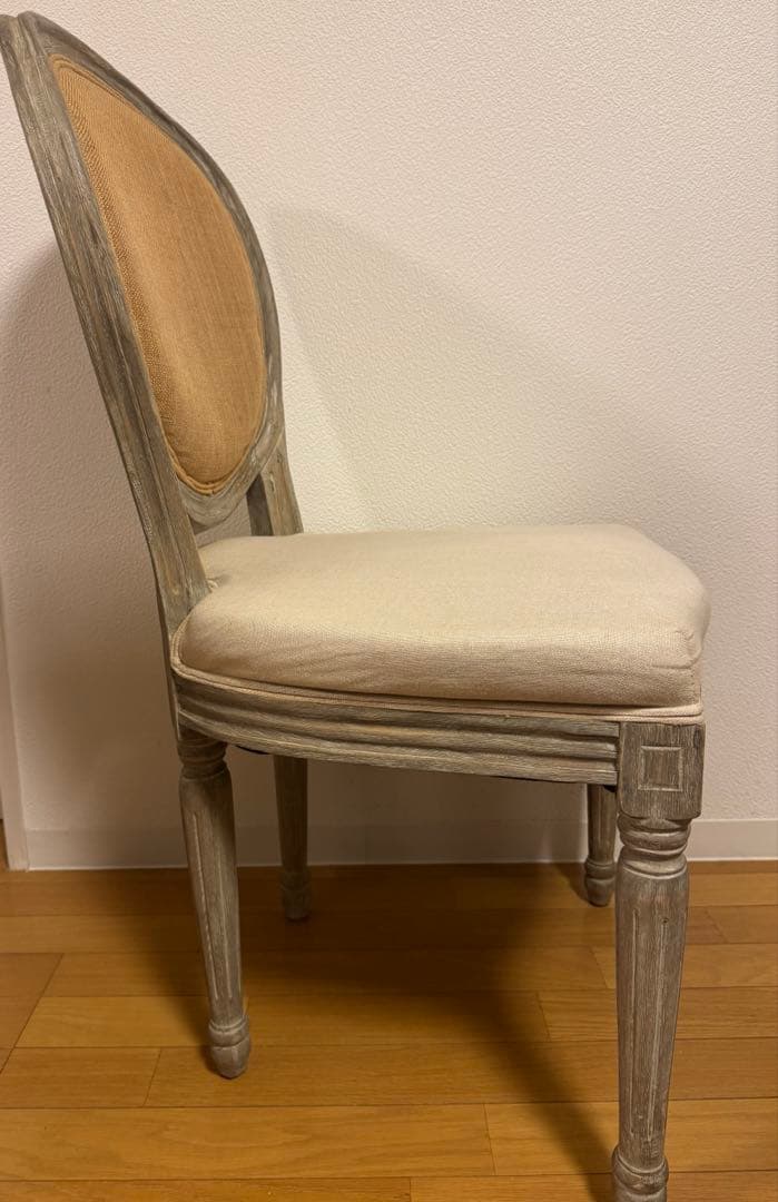 【匿名配送】ルイ16世様式アームレスチェア★Louis XVI style①