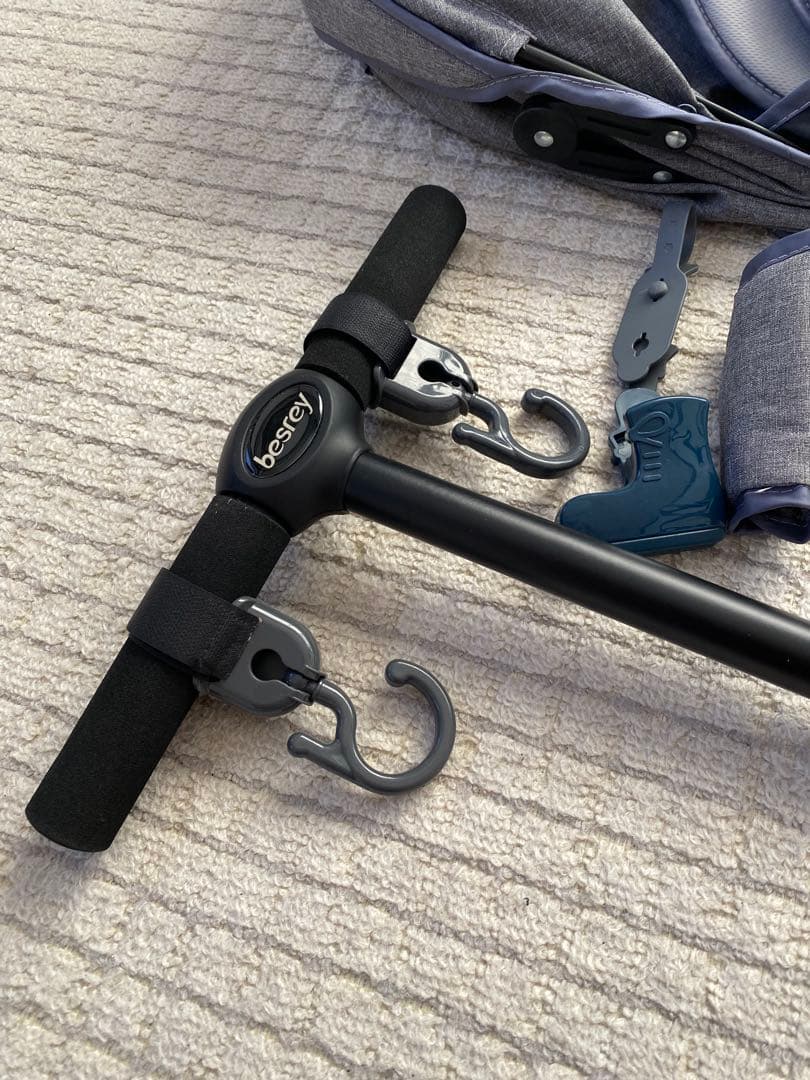 【美品】besrey 三輪車1歳~6歳　収納カゴ付き三輪車