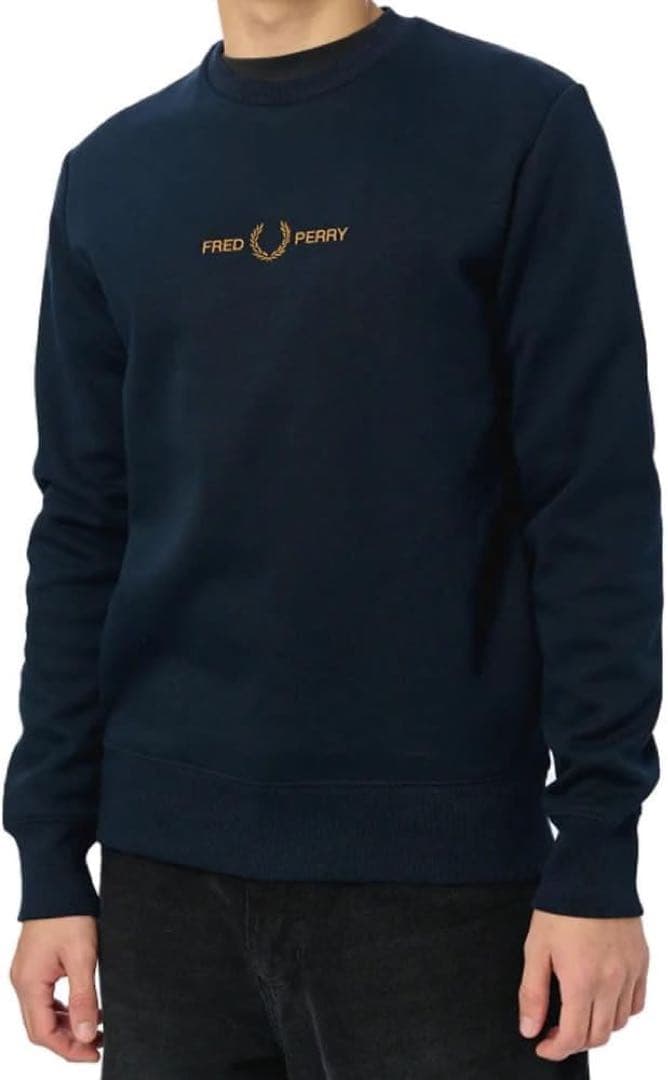 fredperry 裏起毛スウェット　ネイビー