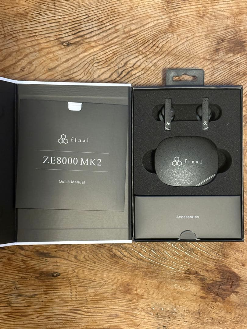 final ZE8000 MK2 ブラック 完全ワイヤレスイヤフォン