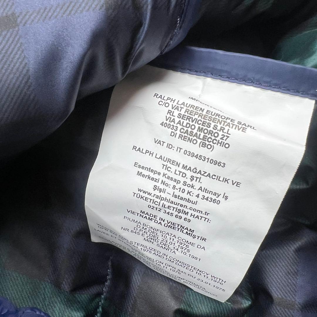 ミ*コ様 POLO Ralph Lauren puffer jacket nav