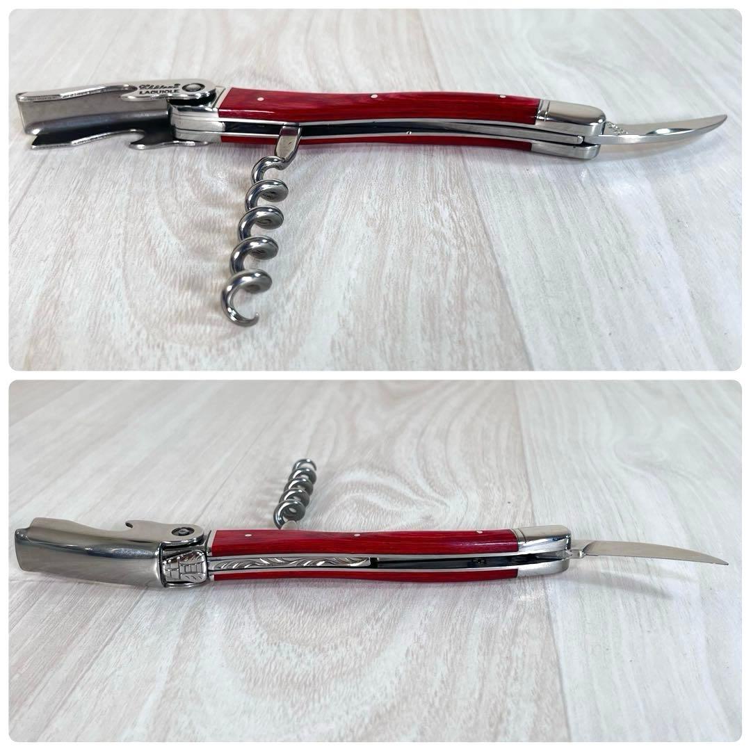 【極美品】シャトーラギオール　ソムリエナイフ　ローズウッド　レッド　赤　保証書