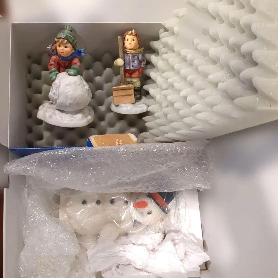 フンメル人形　シュタイフ　スノーマン × ゲーベル　限定セット