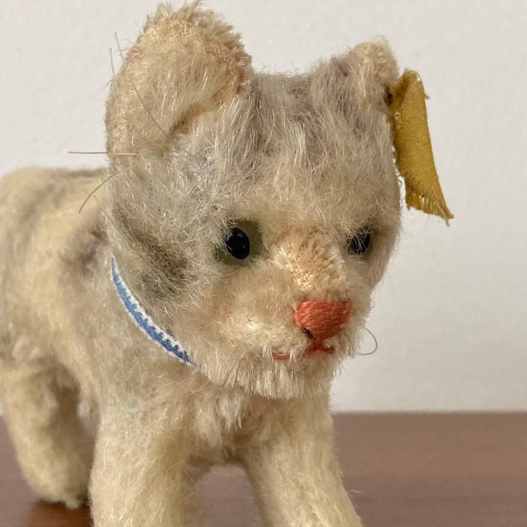 オールドシュタイフ　シュタイフ　子猫　tabby　ドイツ　ヴィンテージ